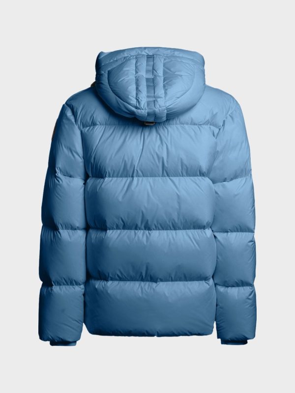 Parajumpers Cloud Down Jacket Lichtblauw achterkant