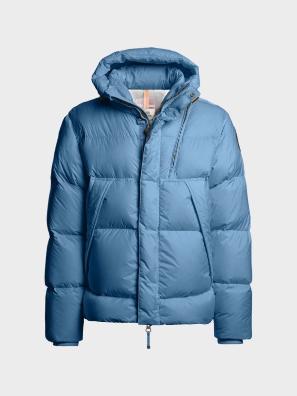 Parajumpers Cloud Down Jacket Lichtblauw voorkant
