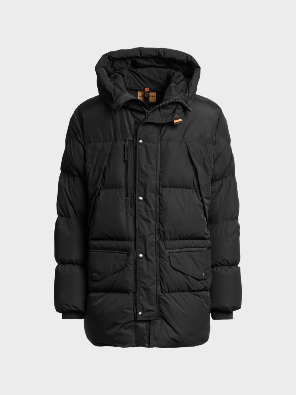 Parajumpers Harraseeket Down Parka Zwart voorkant