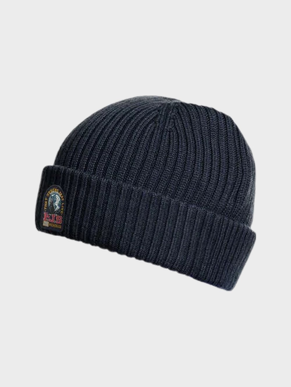 Parajumpers Matio Beanie Donkerblauw voorkant Parajumpers Matio Beanie Donkerblauw voorkant