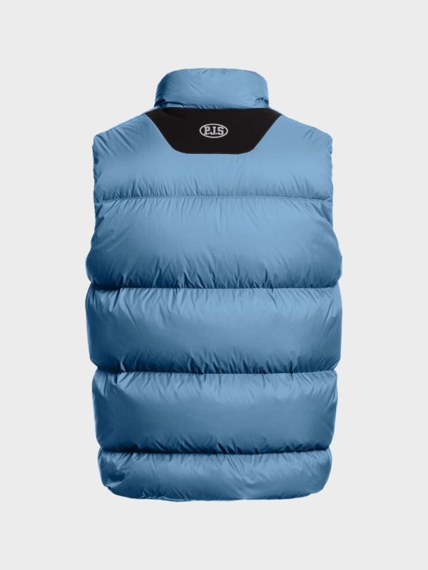 Parajumpers Roydale Bodywarmer Lichtblauw achterkant
