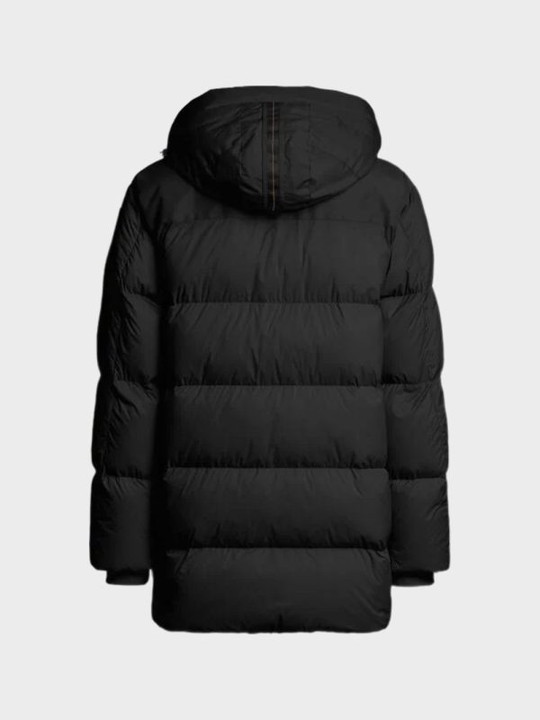 Parajumpers Shedir Down Parka Zwart achterkant