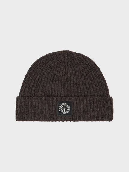 Stone Island Beanie Grijs voorkant