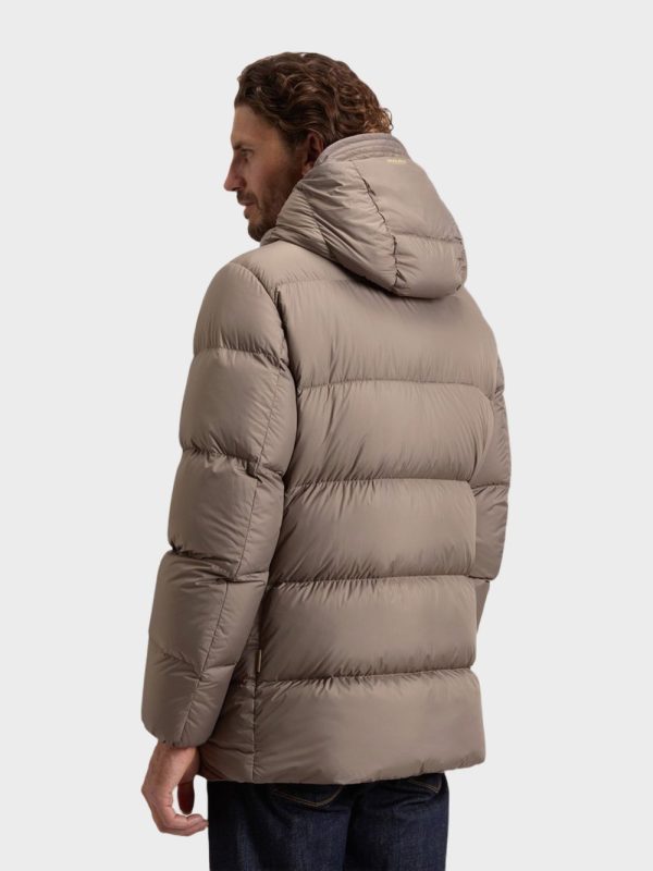 Woolrich Davis Parka Khaki achterkant