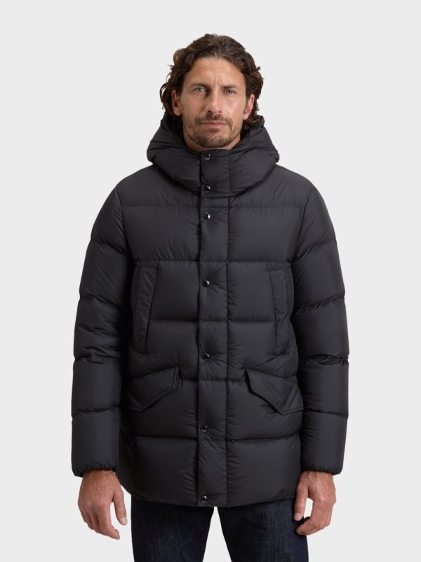 Woolrich Davis Parka Zwart met model