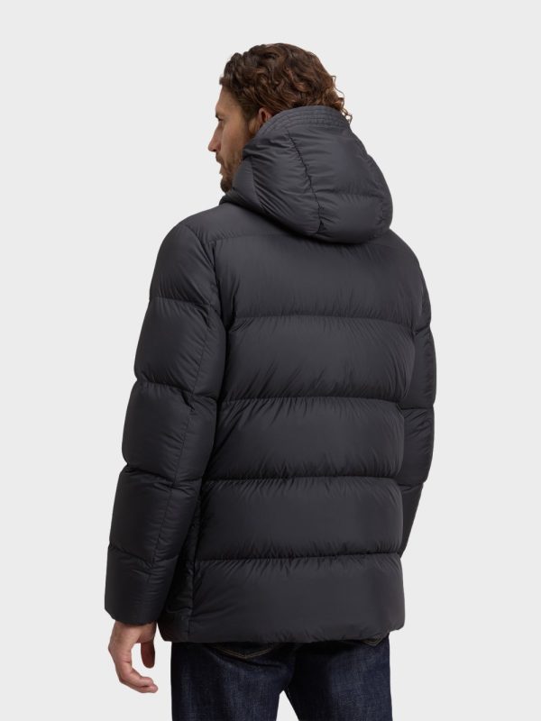 Woolrich Davis Parka Zwart voorkant